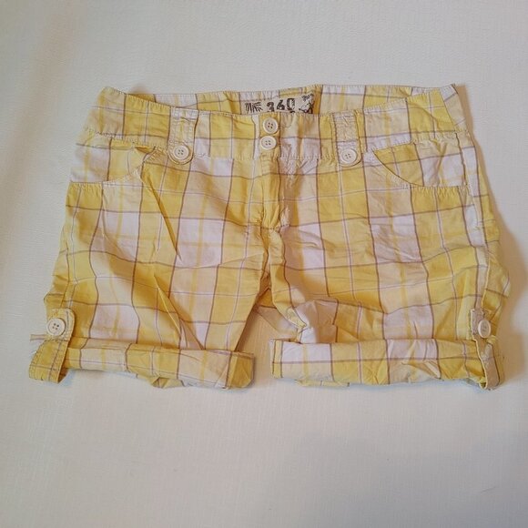 Checkered Plaid Golf Shorts Women's Bermudas Size - Picture 2 of 5
